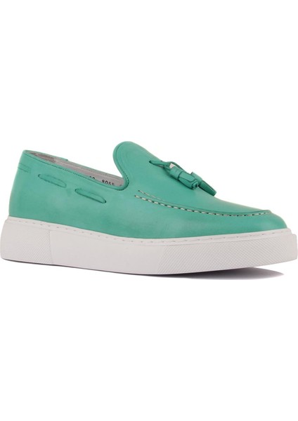 Sail Lakers - Su Yeşili Deri Sneaker fiyatları