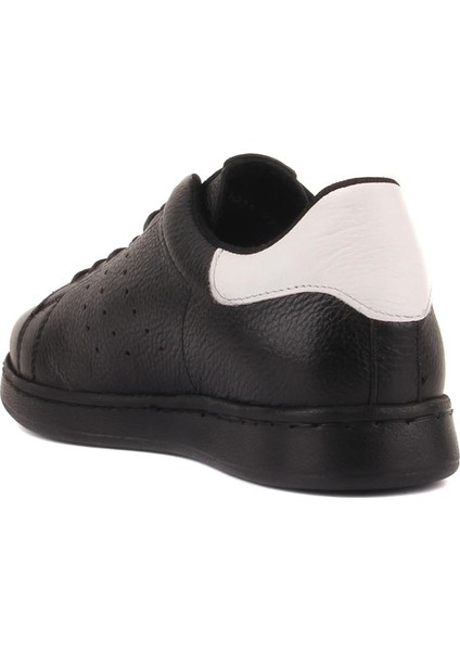 Sail Lakers - Siyah Deri Bağcıklı Kadın Günlük Ayakkabı fırsatları