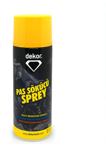 Pas Sökücü Pas Kir Çıkartıcı Çok Amaçlı Pas Çözücü Sprey 400 ml
