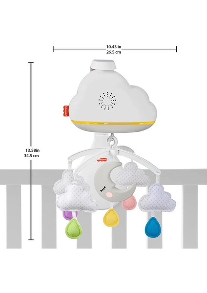 Fisher Price Mutlu Bulutlar Dönence ve Uyku Arkadaşı  GRP99