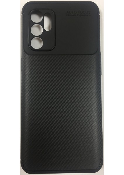 Oppo Reno 6 Karbon Görünümlü Dayanıklı Lüx Silikon Kılıf