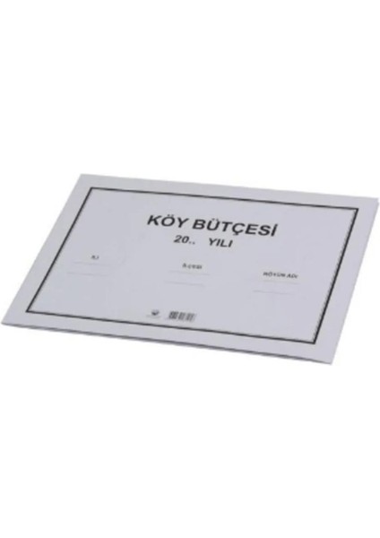 125 Köy Bütçesi Defteri Karton Kapak 8 Yp.