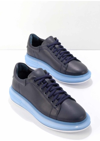 Lacivert Leather Erkek Sneaker E01863490103