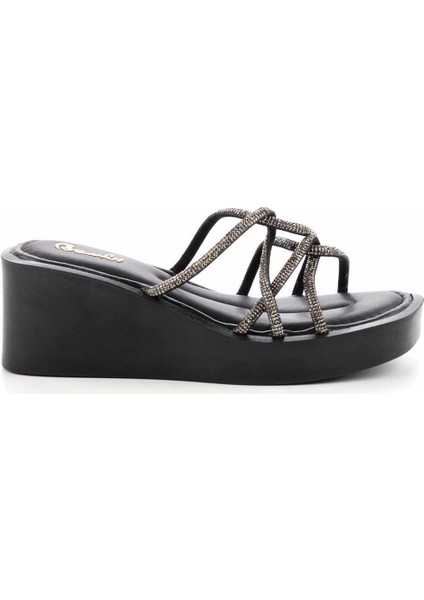 Siyah Kadın Terlik K04824218009 fiyatları