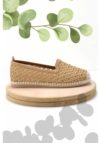 Camel Örgü Kadın Espadril K01117923016