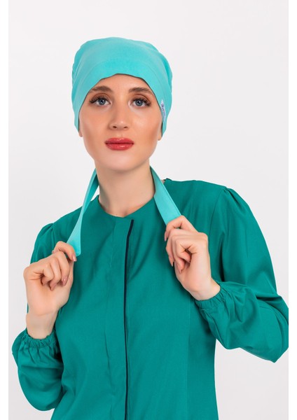 Tesettür Bone - Mint Mavisi