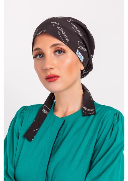 Tesettür Bone Siyah Çoklu Ata Cerrahi Bone fiyatları