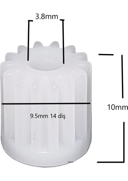 Arzum Ar 1108 Smarty Neo Blender Çırpıcı Dişli Kutusu Mil Dişlisi
