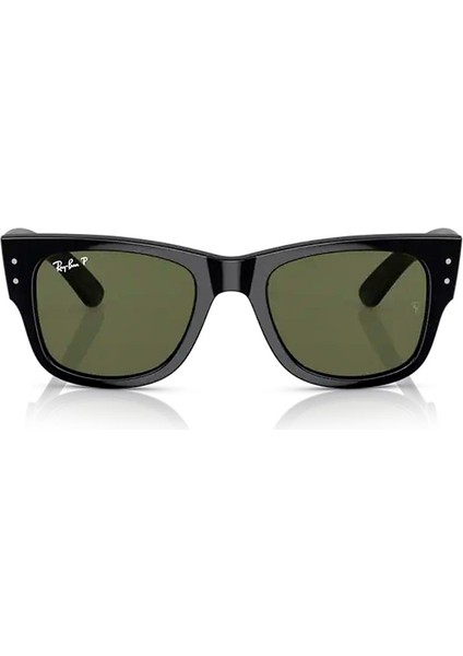 RB 0840S 90158 51 Mega Wayfarer Polarize Unisex Siyah Güneş Gözlüğü