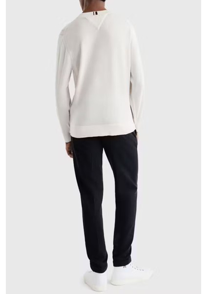 Pamuklu Relaxed Fit Bisiklet Yaka Sweat Erkek Sweat MW0MW31584 Ac0