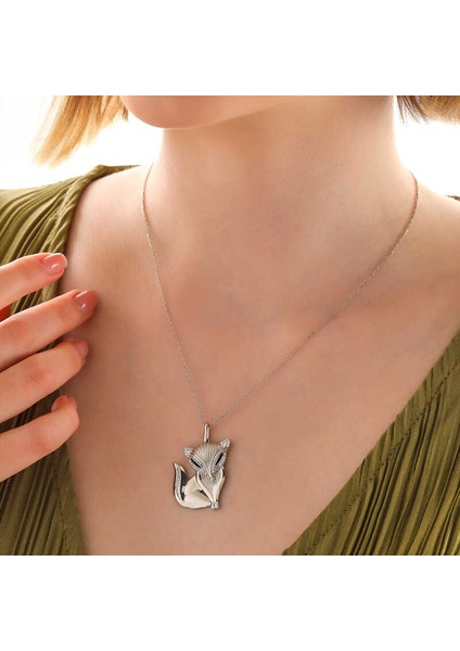 Gümüş Tilki Kadın Kolye fiyatları