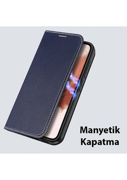 Sm Galaxy S23 Plus Kılıf Skin X2 Series Magnetic Pu Deri Manyetik Kapaklı Kılıf