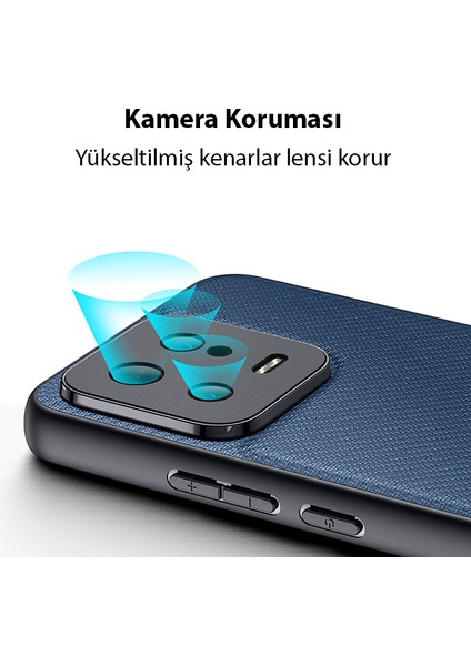 Xiaomi 13 Fino Serisi Premium Dokuma Silikon Kılıf