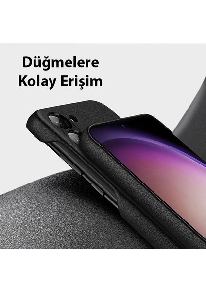 Sm Galaxy S23 Plus Grit Series Pu Premium Kılıf