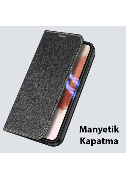 Sm Galaxy S23 Plus Kılıf Skin X2 Series Magnetic Pu Deri Manyetik Kapaklı Kılıf