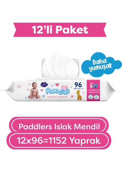 Islak Mendil 96x12 li Koli (1152 Yaprak)