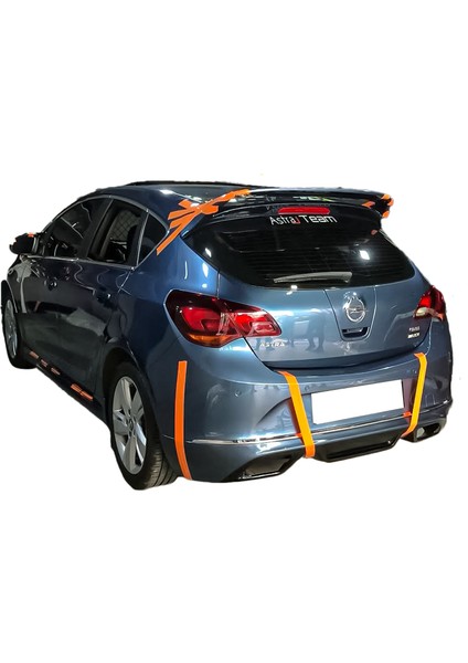 Opel Astra J Hb Makyajlı Egzoz Görünümlü Arka Ek (Plastik)