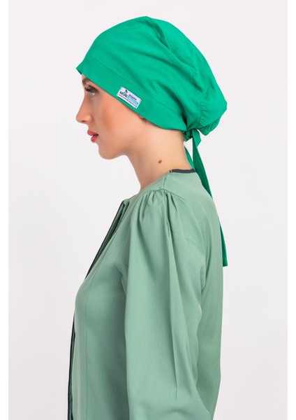 Tesettür Cerrahi Bonesi - Yaprak Yeşili fırsatları