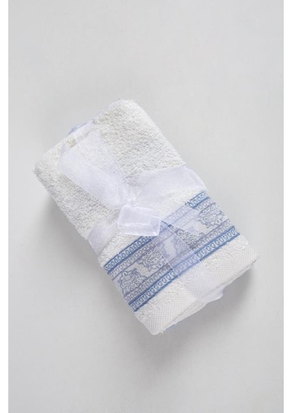 Tile %100 Pamuk 2'li Yüz Havlusu Seti Beyaz / Mavi 30x50 fiyatları