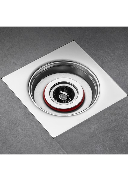 Ohrew Yer Sifonu U: 4,5 Cm/1,77", G: 3,8 Cm/1,5", Y: 3 Cm/1,18"(Yaklaşık) Filtresi - Gümüş (Yurt Dışından) fırsatları