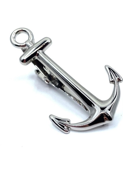 Çapa Gümüş Kravat İğnesi Kıy39 modelleri