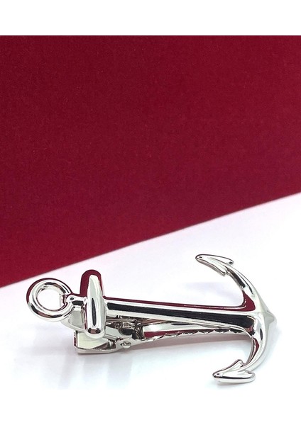 Çapa Gümüş Kravat İğnesi Kıy39 indirimleri