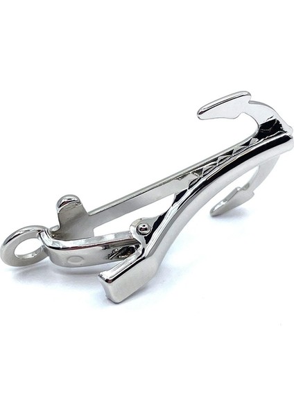 Çapa Gümüş Kravat İğnesi Kıy39