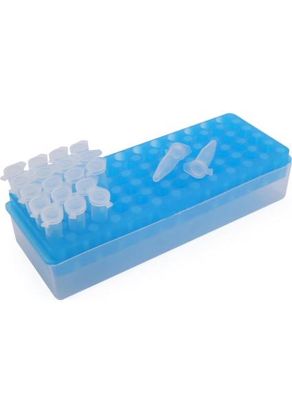 PCR / Ependorf / Deney Tüp Standı (0.2-0.5-1.5-2 mL İçin) - 60 Delikli - Çift Taraflı modelleri