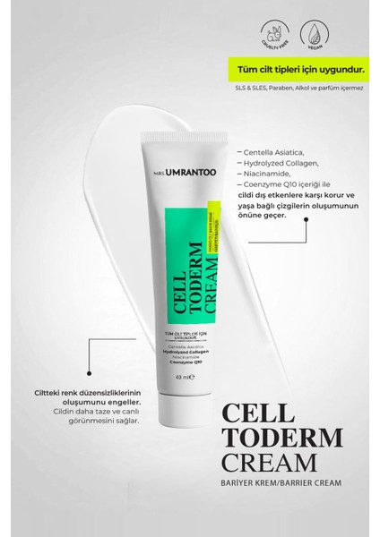 Cell To Derm Onarıcı Cilt Bakım Kremi 40 ml