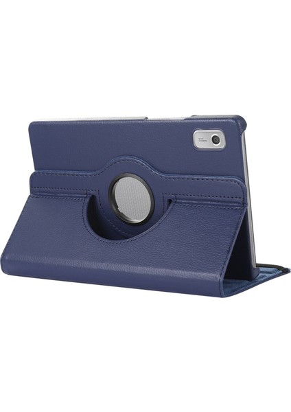 Lenovo Tab M9 Için Deri Tablet Kılıfı - Koyu Mavi (Yurt Dışından) indirimleri