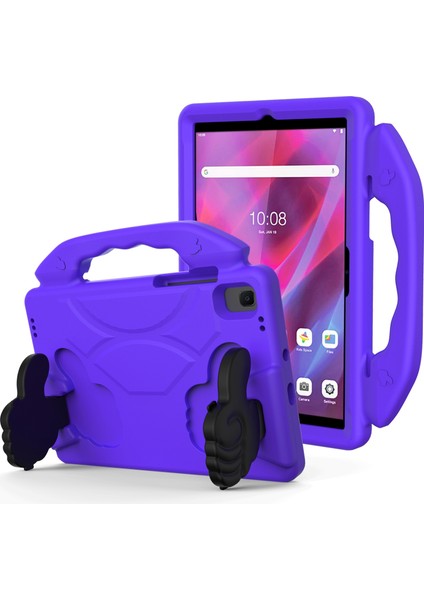 Lenovo K10 TB-X6C6F 10.3 Inch Için Deri Tablet Kılıfı - Mor (Yurt Dışından)