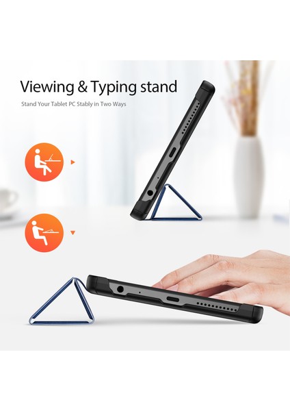 Dux Ducıs Lenovo Tab M9 Için Deri Tablet Kılıfı - Mavi (Yurt Dışından) modelleri