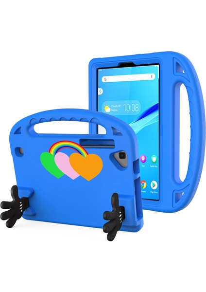 Lenovo Tab M8 Için Deri Tablet Kılıfı - Mavi (Yurt Dışından)