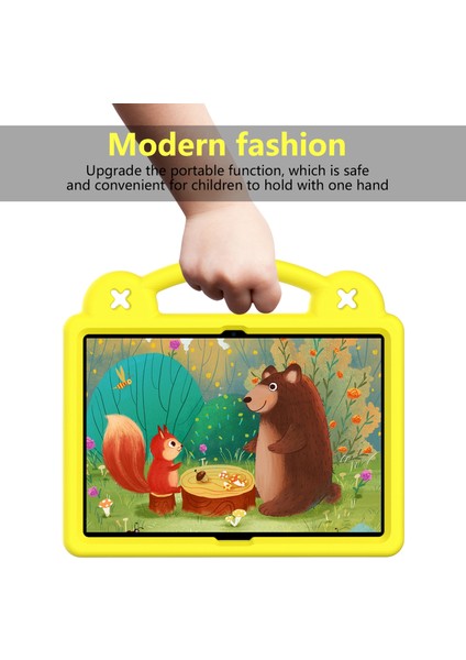 Lenovo Tab M10 X605 / X505 / Tab P10 X705 Için Deri Tablet Kılıfı - Sarı (Yurt Dışından)