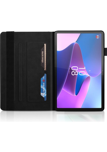 Lenovo Tab P11 Pro Gen 2 Için Deri Tablet Kılıfı - Siyah (Yurt Dışından)