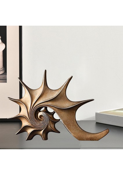 Modern Kabuk Konusu Heykelleri Heykel Ev Dolabı Oturma Odası Dekoru Gül Altın (Yurt Dışından) fırsatları