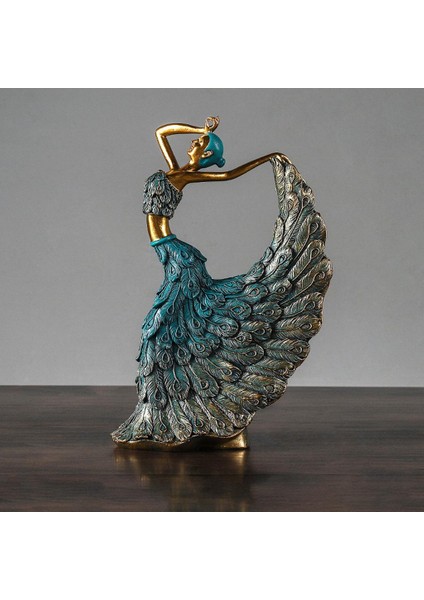 Peacock Dancer Figürinleri Kadın Dans Heykel Süsleri Bronz (Yurt Dışından) fiyatları