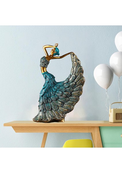 Peacock Dancer Figürinleri Kadın Dans Heykel Süsleri Bronz (Yurt Dışından) fırsatları