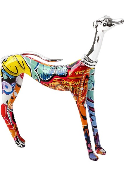 Köpek Heykelcik Grafiti Doberman Heykel Giriş Rafı Eve Taşınma Si (Yurt Dışından) fiyatları
