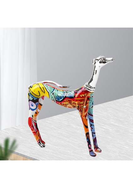 Köpek Heykelcik Grafiti Doberman Heykel Giriş Rafı Eve Taşınma Si (Yurt Dışından) modelleri