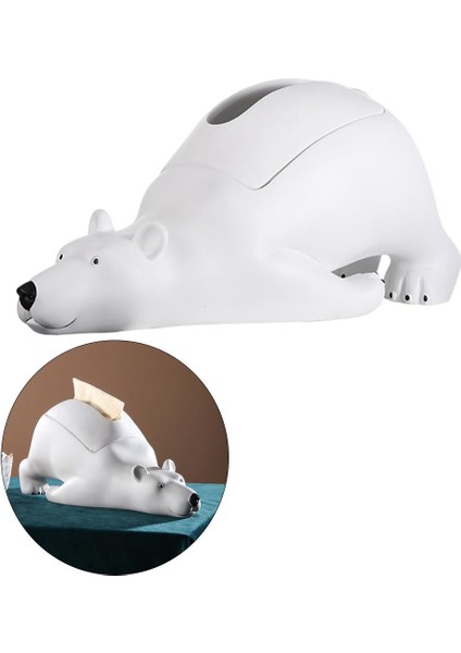 Anahtar Depolama Ayı Şeker Doku Konteynerifigür Heykelcik 36.5X14X16.5CM (Yurt Dışından) indirimleri