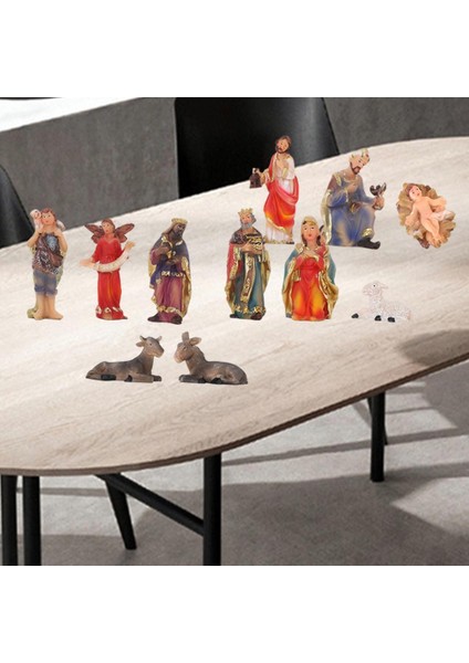Doğuş Sahnesi Seti Bebek Isa Noel Figürleri Süsleme Ev Dekoru (Yurt Dışından) modelleri