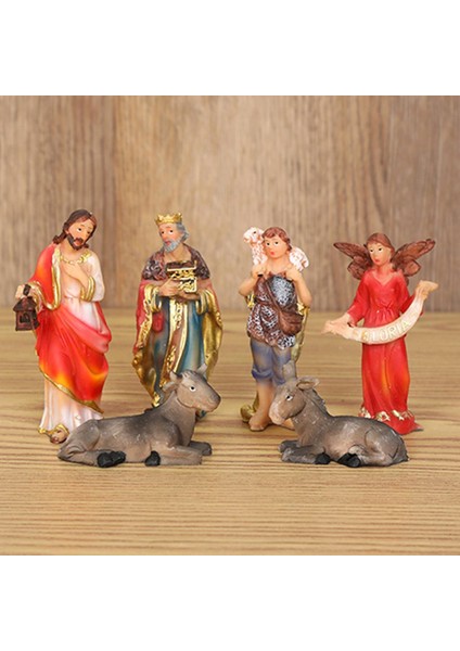 Doğuş Sahnesi Seti Bebek Isa Noel Figürleri Süsleme Ev Dekoru (Yurt Dışından) indirimleri