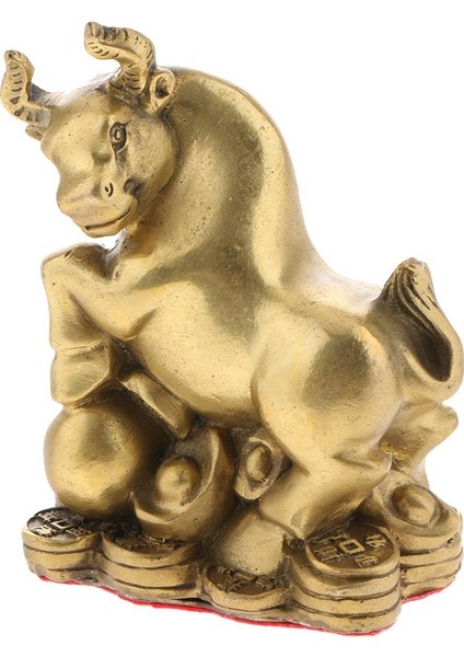 Pirinç Çin Hayvan Para Heykel Süs Kutusu (Yurt Dışından)