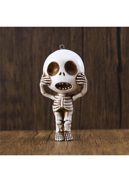 İskelet Heykeli Figürin Yenilik Arabası Anahtarlık Süsleme (Yurt Dışından) modelleri
