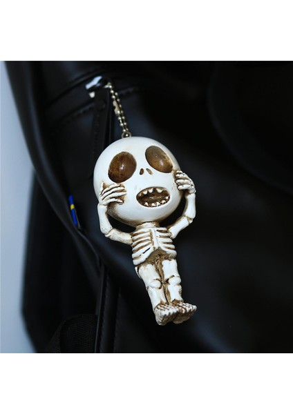 İskelet Heykeli Figürin Yenilik Arabası Anahtarlık Süsleme (Yurt Dışından) fırsatları
