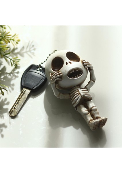İskelet Heykeli Figürin Yenilik Arabası Anahtarlık Süsleme (Yurt Dışından) indirimleri