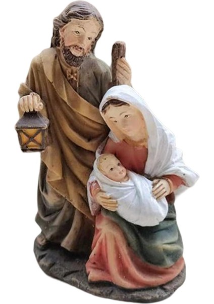 Doğuş Sahnesi Figürleri Reçine Heykeli Sanat Masası Şömine (Yurt Dışından)