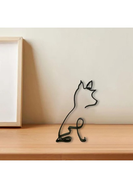 2 Adet Köpek Heykelleri Oturma Odasıfigürinler Kitaplık Masaüstü Dekorasyon C (Yurt Dışından) indirimleri