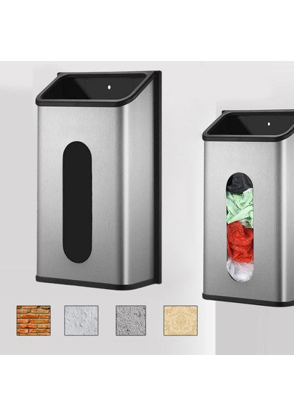 Plastik Torba Tutucu Mutfak Çöp Alışveriş Duvarı Monte Dispenser Çöp (Yurt Dışından) modelleri